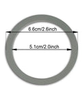 2 Pack Gray Blender Gaskets For Oster And Osterizer Blenders Replacement Parts, 6.6 cm OD and 5.1 cm ID silicone seal ring