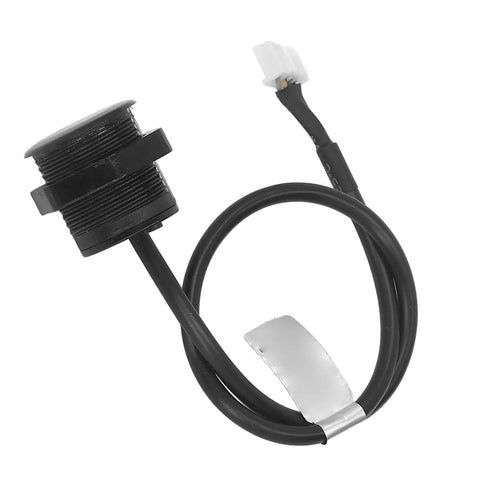 Front view of IP65 Lidar Distance Sensor With 4m Adjustable Range, 1000Hz UART, Dustproof Protection, cylindrical design with cable.