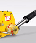 Heavy Duty Permanent Magnetic Lifter For Steel Plates And Hoists Rock Solid 600 Kg Neodymium Lift Magnet toggle control and handle detail