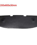 Heavy Duty Rubber Speed Bump Hump End Cap 200X600X50Mm Black Finish With Full Hardware Kit For Driveway And Parking Lot Traffic Calming Solutions That Look Cool And Work Wicked. 200x600x30mm black rubber end cap for driveway and parking lot