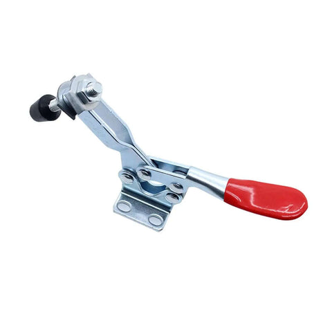 Two Pack 225D Horizontal Toggle Clamp Set, Heavy Duty Hold Down Clamps For Woodworking And Carving Fixtures, Sturdy Steel Construction