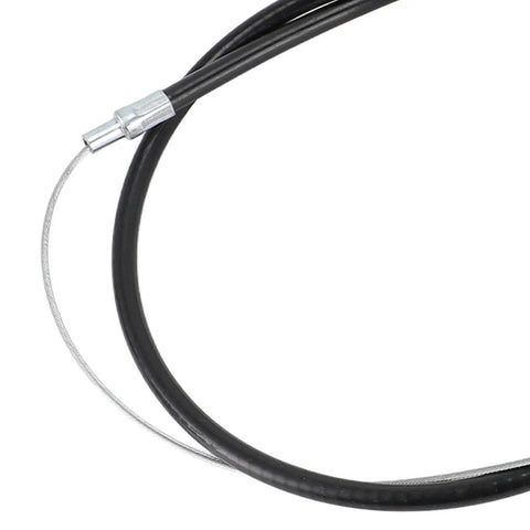 Rock Solid Compactor Throttle Cable Assembly 56035046 close-up view of black steel cable for heavy duty machinery.