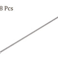 8 Pcs Eight Pack M4 Threaded Rods With Hex Nuts, 10 Inch Stainless Steel Fully Threaded Studs For Beaded Garden Stakes