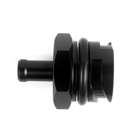 Side view of LS Valve Cover Oil Cap With Breather And Air Filter Vent For LS1 LS2 LS3 LS6 LS7 Engines, 3.54 inch aluminum design