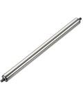 Stainless Steel Conveyor Roller Replacement For Industrial Use, 1.5 Inch Diameter By 24 Inch Length, Smooth Movement, Heavy-Duty Roller For Warehouses And Factories, Durable, Easy Roll, Silver Finish, angled view