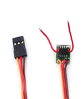 2 Pack Micro 1A Mini ESC DIY Two Way Forward And Reverse Brushed DC 5V JR Connector ESC For Mini RC Model Aircraft And Drones Ultra Lightweight 0.4g 12 by 8.5 mm 3.5 to 6V 1A Max Current Smooth Speed Control