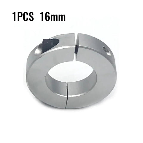 1PCS 16mm Heavy Duty Aluminum Alloy Rings Split Clamp Collar For Shaft 25mm Strong Grip Industrial Gear And Soft Shafts