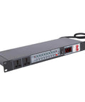 Rock Solid Power Sequencer And Rack Mount Conditioner with digital voltage display, designed for clean audio power management.