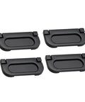 Black Aluminum Flush Pull Ring Handles For Drawers And Cabinets Hidden Door Latch Modern Rustic Farmhouse Style Upgrade