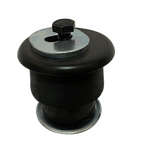 Heavy Duty Eight Piece Body Mount Bushing Kit Plug And Play For 2002 To 2005 Ford Explorer And Mercury Mountaineer Suspension Bushes With Hardware No Drama Rig Upgrade Setup - close-up of rubber mount with metal top.