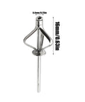 20 Piece Aluminum Pop Rivets Kit With Go-To Universal Size Assortment, Lightweight Vibration-Resistant Aluminum Cap And 304 Stainless Mandrel, Heavy-Duty Rust-Resistant Lock For Auto Marine And Outdoor Projects, 6.4mm x 16mm pop rivet