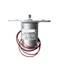 High Performance 24V Low Power Micro DC Motor with metal housing and wires, ideal for industrial automation tasks.