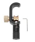 Omquot Heavy Duty Armored Cable Stripper For Professional Electricians, ergonomic black grip tool with brass detail.
