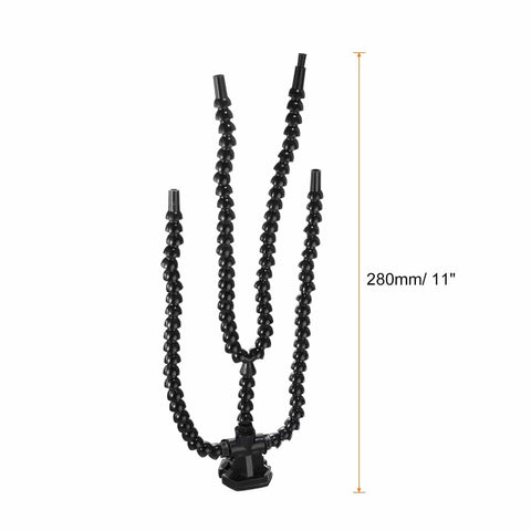 Soldering Helping Hands Clamp Stand with flexible 280mm gooseneck arms, without clips