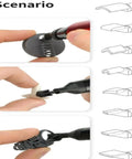 Using Pro Grade High Precision Reciprocating Grinding Pen For Military Models And Resin Kits on plastic miniature parts