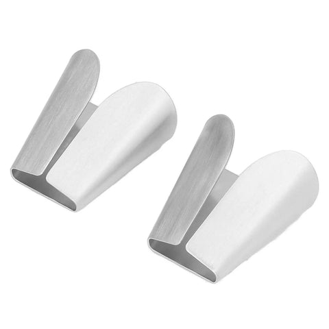 Stainless Steel V Type Towel Hook Wall Mount For Kitchen And Bathroom Rustproof V Slot Towel Holder No Drill Easy Setup