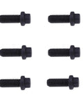 Clutch pressure plate bolts, six black 8mm for Honda/Acura D/B/F/K/H series transmissions