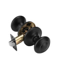 Black Interior Door Knobs Set Non Locking Privacy Hall Door Handle Vintage Vibe Lever With Smooth Edge And Easy Grip For Bedroom And Bathroom Doors Built To Last, featuring matte black finish and installation hardware.