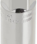 Close-up of 5/8 Inch Spark Plug Socket For 3/8 Inch Drive, 6 Point With Fastener, Chrome Finish For Corrosion Resistance