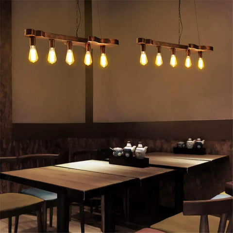 Dope Bronze Linear Island Light With Guitar Shade, Industrial Farmhouse Ceiling Fixture For Kitchen Bar And Restaurant