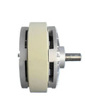 Side view of Magnetic Powder Brake FZ25A-1 2.5kg Single Axis Industrial Brake showcasing durable alloy build and compact design.