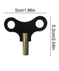 Sturdy Steel Clock Winding Key Set For Antique Grandfather Clocks And Mechanical Alarms, Smooth 4.4mm Square Inner Diameter