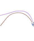 Plug and Play IAT MAT Sensor Wiring Harness Connector Pigtail for LS1 LT1 TBI TPI Engines, 6 Inch Lead, Direct OE Fitment, Preassembled Pigtail with purple and brown wires