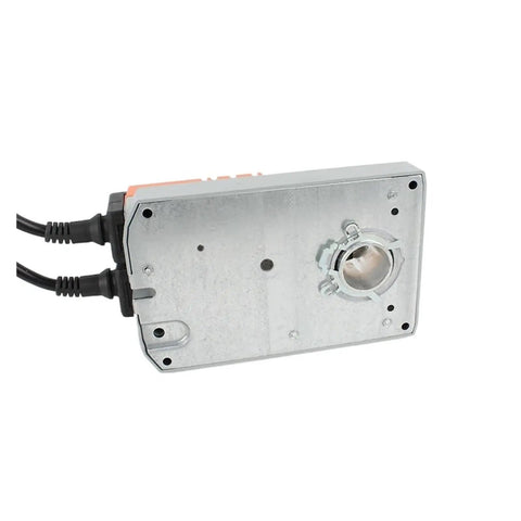 Heavy Duty 20Nm Torque Damper Actuator With Auxiliary Switch For Hvac Air Dampers 24 Volt Dc close-up of the metal casing and connection ports.