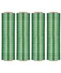 Heavy Duty Dark Green Stretch Wrap, 8 Rolls Of 18 By 1500 Feet, 63 Gauge Industrial Plastic Film With Insane Cling For Moving And Packing