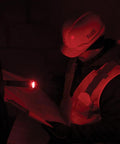 Rechargeable 3 In 1 LED Flashlight With Spotlight Floodlight And Red LEDs 1000 Lumens USB Cable Included illuminating worker's map