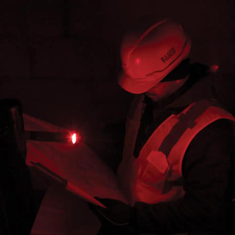 Rechargeable 3 In 1 LED Flashlight With Spotlight Floodlight And Red LEDs 1000 Lumens USB Cable Included illuminating worker's map
