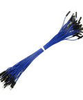 Blue 150Pcs 5 Colors 2.54mm Male to Male Jumper Wires Set for Breadboard Prototyping PVC Insulated Tin Copper 200mm Length