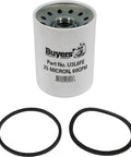 U3L6FE 25 Micron Hydraulic Filter Element Replacement For HFA2 HFA3 HFA4 Series, shown with two O-rings.