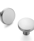 30 Pack Brushed Nickel Drawer Knobs 1-1/4 Inch Solid Round Cabinet Knobs For Kitchen Cupboards Dressers And Cabinets Easy Install Hardware