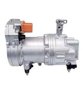 Oem Style Ac Compressor For Tesla Model 3 2017 To 2023 showing aluminum housing, electric motor connector, and bolt-on design.