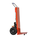 Side view of Super Heavy Duty Motorized Stair Climber Hand Truck With 880 Lbs Capacity Electric Dolly Cart, ideal for moving furniture.
