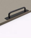 Pack Of 2 Black Barn Door Handles Sliding Pull Handles For Cabinets And Drawers High Performance Kitchen Hardware For Wooden Doors Matte Finish