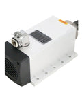 Heavy Duty Air Cooled Spindle Motor For CNC Routers 380V Four Bearing Frame, showing detailed metal housing for durability.
