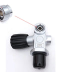 2 Pack Scuba Tank Valve Adapters For Any DIN Valve Chrome Plated Copper Build with external tooth design and hex socket