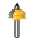 12mm Or 1/2in Shank Architectural Molding Router Bit For Pro Woodworking Carving Decorative Trims And Complex Profile Shaping Your Home Projects, yellow cutter with silver shank