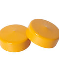 Heavy Duty Flex Four Inch Dust Collection End Caps Seal Outer Diameter Pvc Pipe Covers For Woodworking Shop Vacuum Systems Two Pack, yellow
