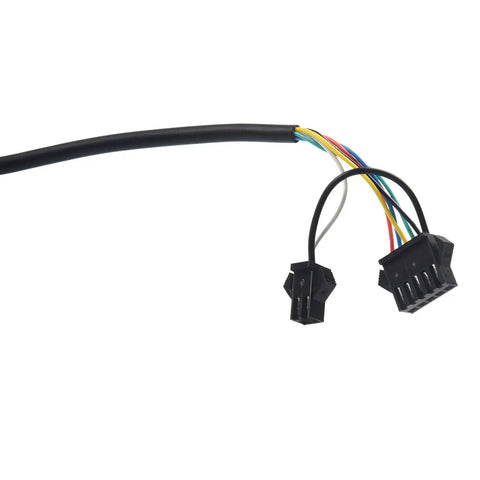 Wiring connectors for All In One 24 36 48V Ebike LCD Display Panel For Electric Scooter With UART Connection, 22.2mm handlebar mount