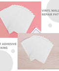 12 Piece Vinyl Wall Repair Patch Tape With Adhesive For Covering Cracks Holes And Blemishes On Walls And Fences Self Stick