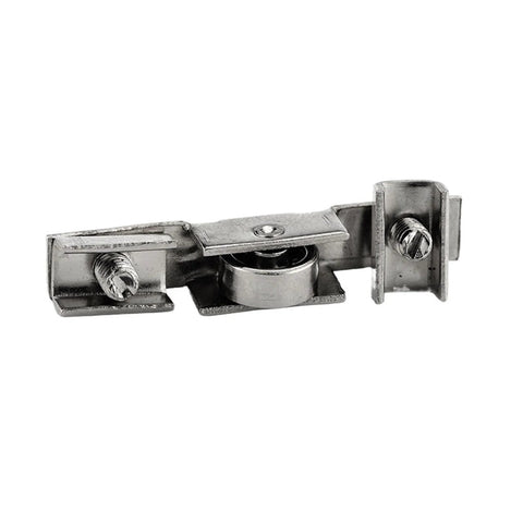 Side view of 30 Pack Glass Sliding Barn Door Rollers With H Shape Wheel 10mm Diameter Heavy Duty Casters for smooth operation.