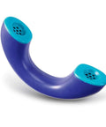 Phoneme Phone Reading Tool for Kids With Speech Therapy Fun Hands On Playset, blue and turquoise plastic phone shape.