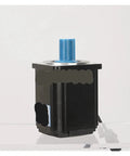 Plug And Play 400W AC Servo Motor With Incremental Encoder 220V 3000RPM side view showcasing the motor housing and connector.