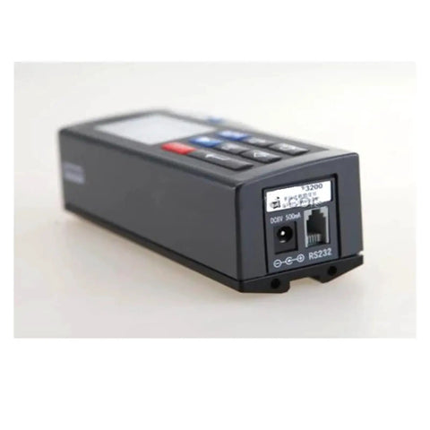 Slick Digital Surface Roughness Tester With Crisp Color Screen And Smart Backlight For Dead On Readings Anytime showing connectors on the back.
