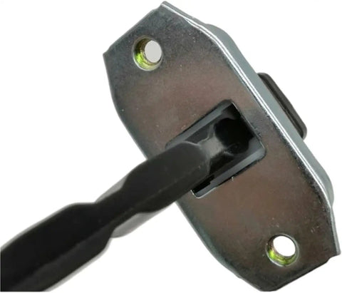 Close-up of Mazda 3 Axela Door Check Hinge Replacement For 2014-2019 Front Or Rear Door Pull Rod Limiter Strap Stopper Rear Left One Piece.