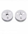 Top Shelf 4 Hole Aluminum Bobbin For Industrial Sewing Machine Direct Replacement For Durkopp 1767 767 867 887, two bobbins shown.