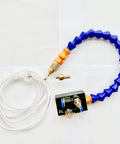 BACHIN mist coolant spray system for milling machines; blue hose with brass fittings, clear tubing, orange adapters.